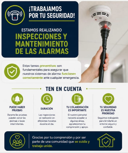 Seguridad: alarmas