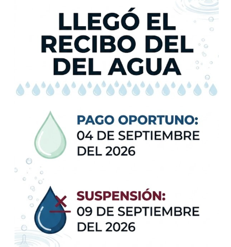 Recibo del agua